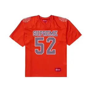 Supreme Men's Spiderweb Football Jersey Orange, from StockX