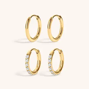 Everyday Hoop Duo in Titanium