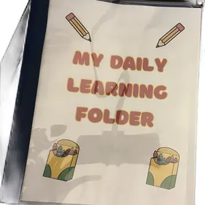 My Daily Learning Folder fro Preschoolers and Homeschoolers