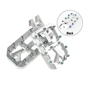 Colored Nail Foot Pegs for Surron Light Bee X S, Colored Nail Aluminum Alloy Foot Pedals for Segway X160/X260, CNC Footpegs Pedals Rests for Talaria MX4 XXX MX3, E Ride Pro SS 2.0 Motorcycle Modified Accessories Electric Dirt Bike Parts, Gift
