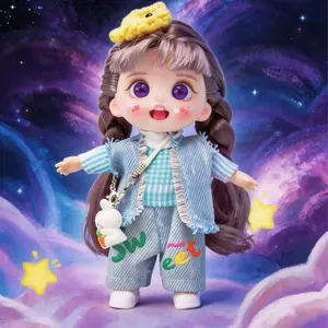 【9】Preppy Academy Vinyl Doll Keychain - Cute Aesthetic Art Toy, Phone Charm, Bag Charm & Bag Pendant, Trendy Gift for Girls (Ages 14+), Bag Charms
