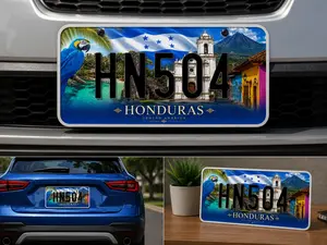 Honduras Customized decorative vehicle license plates featuring Honduras culture