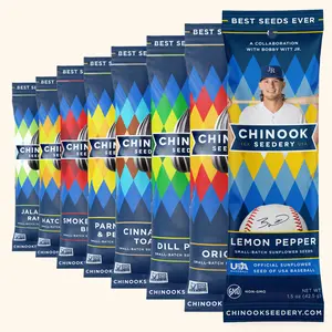 CHINOOK Variety Pack Sunflower Seeds 36-pack (1.5oz bags) – Keto Snacks, Gluten-Free, Non-GMO, Low Sodium, High Protein, Great Snack
