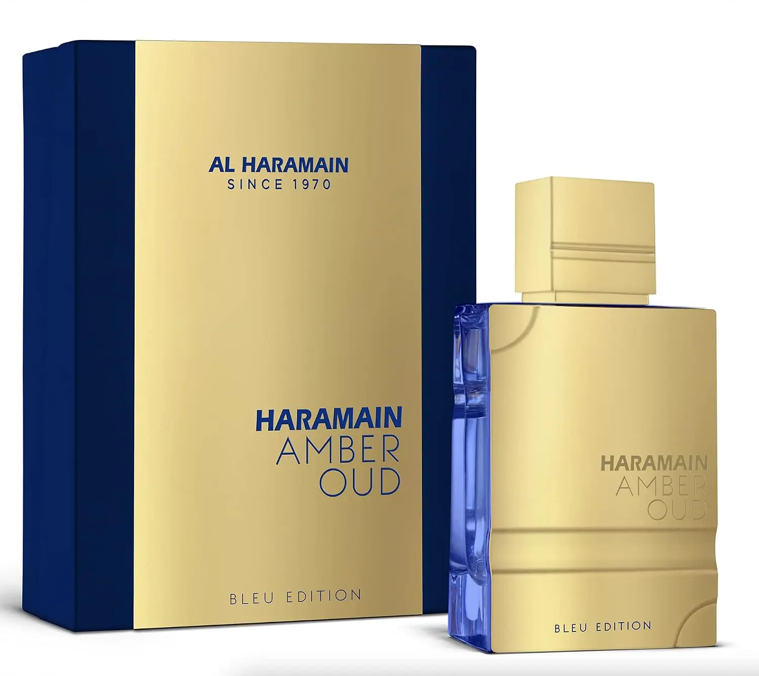 AL HARAMAIN Men's Amber Oud Blue EDP Spray - 2.0 oz Designer Men's Fragrance, Blue Edition Signature Scent Cologne, Fragrant Formula, Blue Edition Men's Fragrance