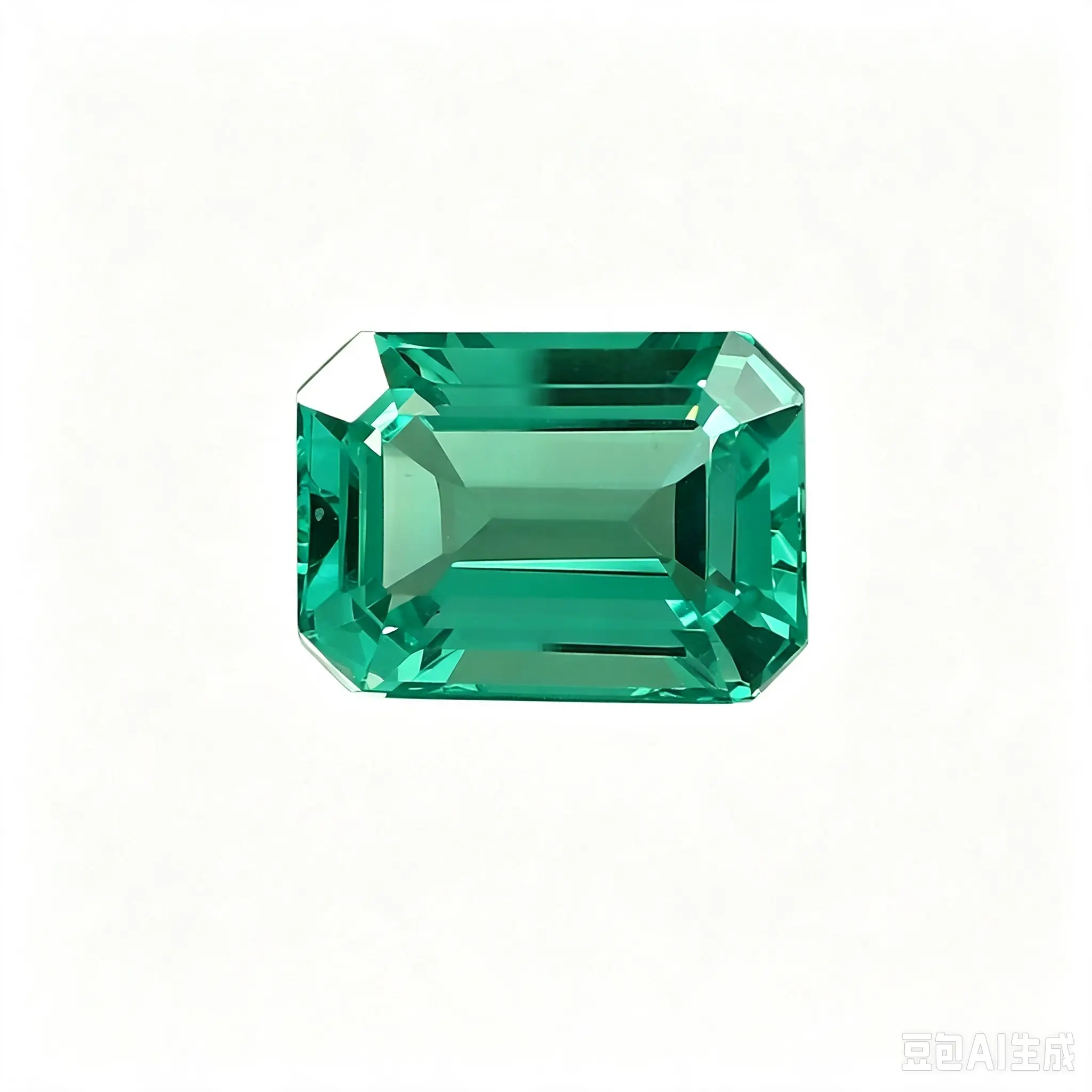 Lab-Grown Radiant Cut Emerald With AGL Certificate