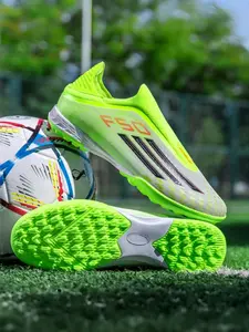 Men Women High-End Seamless Football Shoes, Anti-Slip Durable Outdoor Lawn Soccer Cleats, Super Grip Support, Fashionable Design
