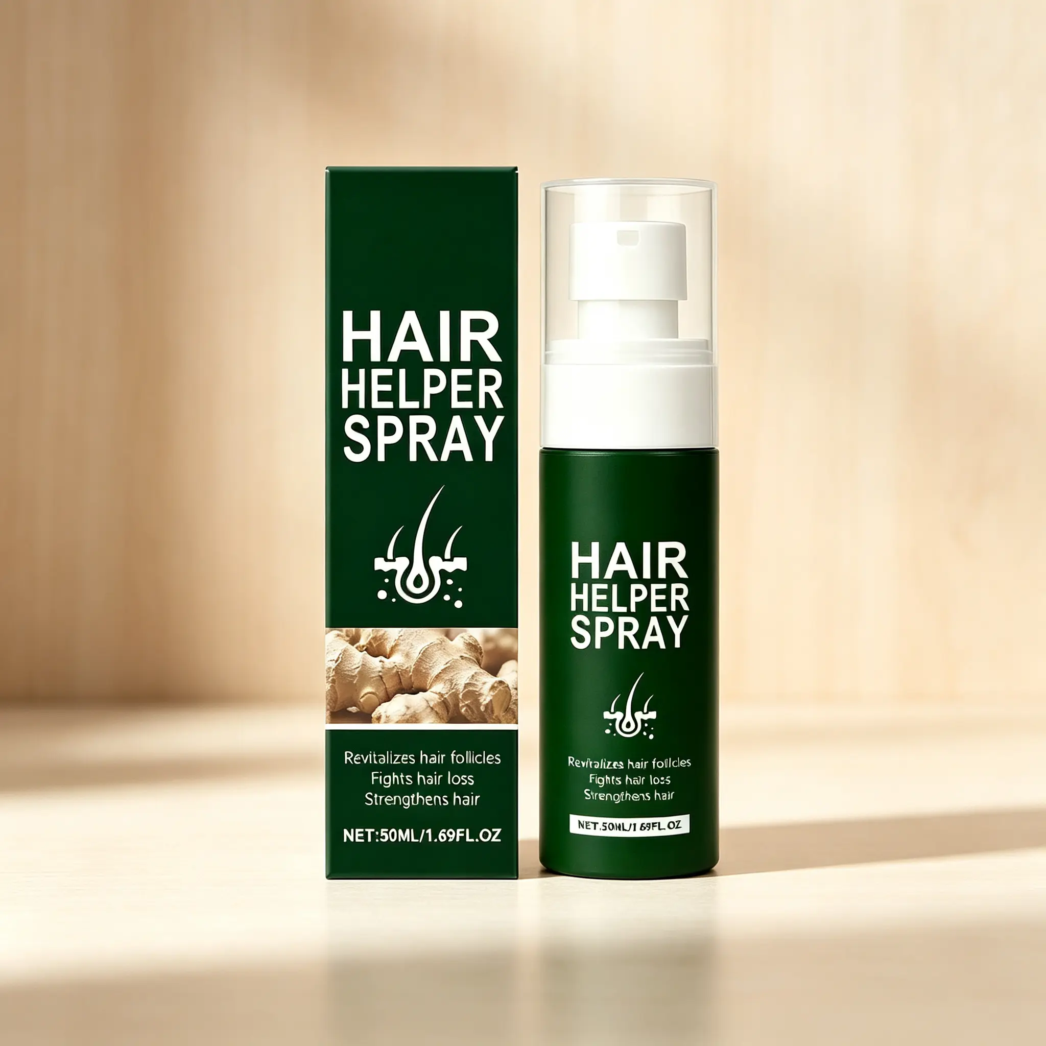 Nourishing Hair & Scalp Mist – Lightweight, Hydrating Spray That Helps Refresh & Condition Dry, Dull Hair | Daily Leave-In Care for Softer, Healthier-Looking Hair | 50ml