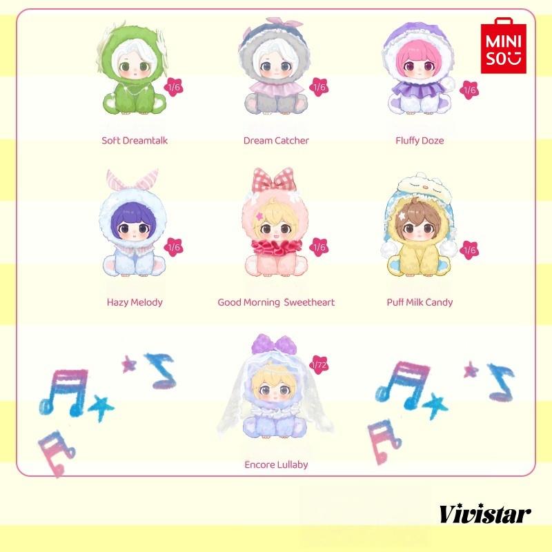 MINISO Vivistar Daily Life Series Figurines | Cute Collectible Desk Decor | Holiday Gift for Anime & Kawaii Lovers | Adorable Ornament for Home & Office