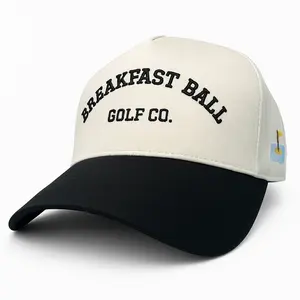 Breakfast Ball Golf Hat - Two Tone Snapback Cap for Men | Gifts for Golfers