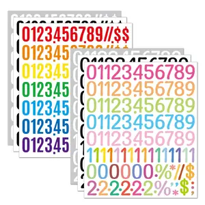 Waterproof Letter Stickers Set, Industrial Application Waterproof Alphabet Decals, Durable Adhesive Letters for Notebooks & Journals