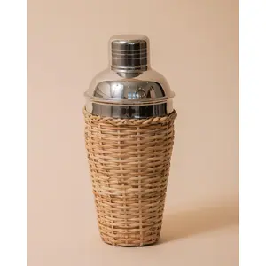 Rattan Cocktail Shaker