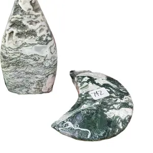 Moss Agate Moon Tower