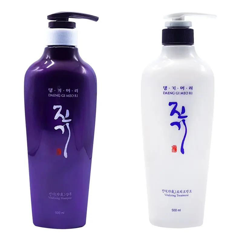 Daeng Gi Meo Ri Jin Gi Vitalizing Shampoo & Conditioner Set - Herbal Scalp Care Cleanser for Dandruff & Anti-Thinning, Deep Conditioning Formula, 500ml, Domestic Oriental Herbs, Adults, Herbal Blend, Any, All Hair
