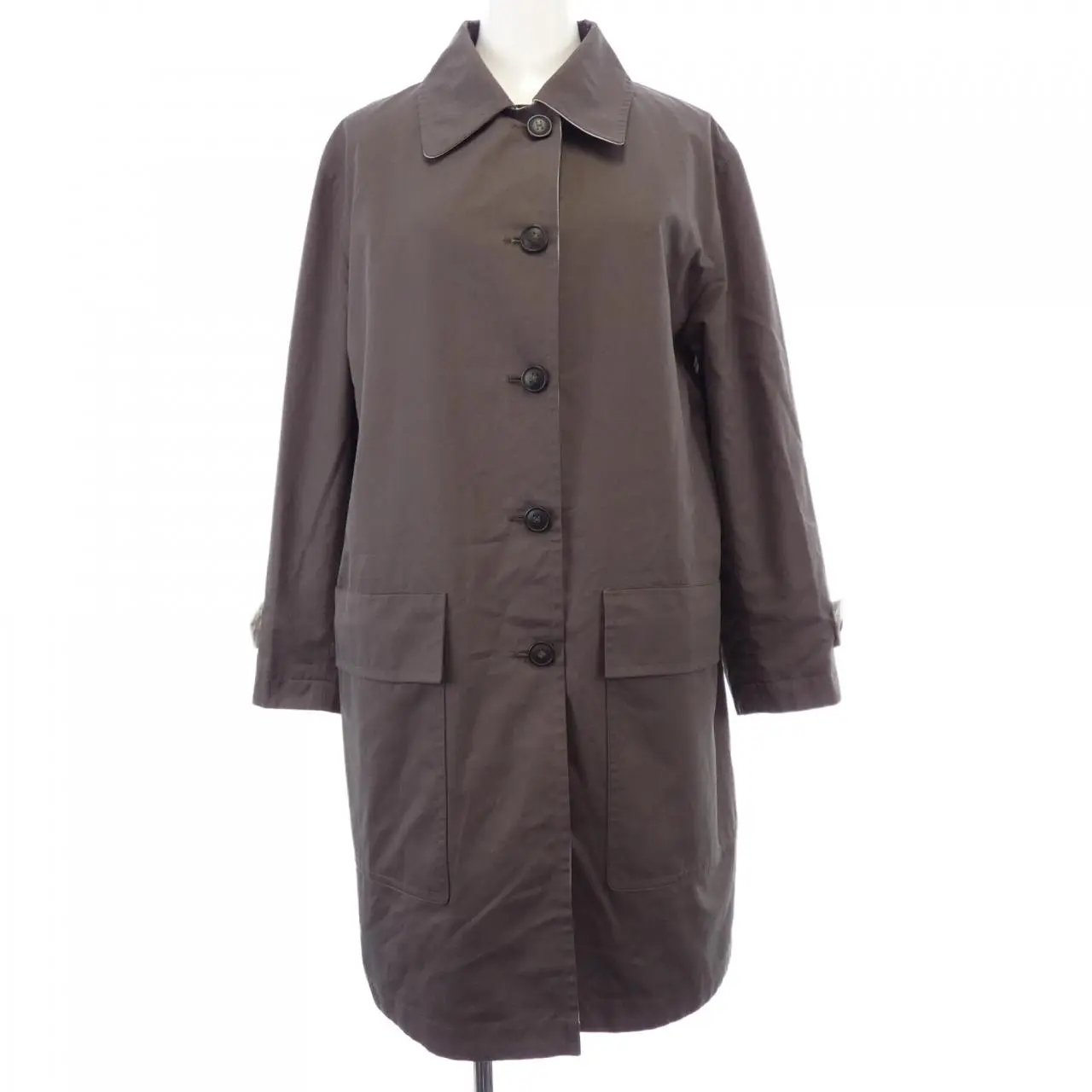 Pre-owned HERMÈS Cotton Small Leather Goods Hermes Coat
