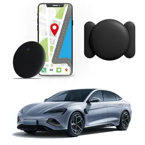 GPS Tracker for Cars & Pets - Mini Clear Design, Weatherproof Case, Anti-Lost Device, Works with Apple Find My (iOS Only), No Monthly Fees, IP67 Waterproof, Global Coverage Location Tracker