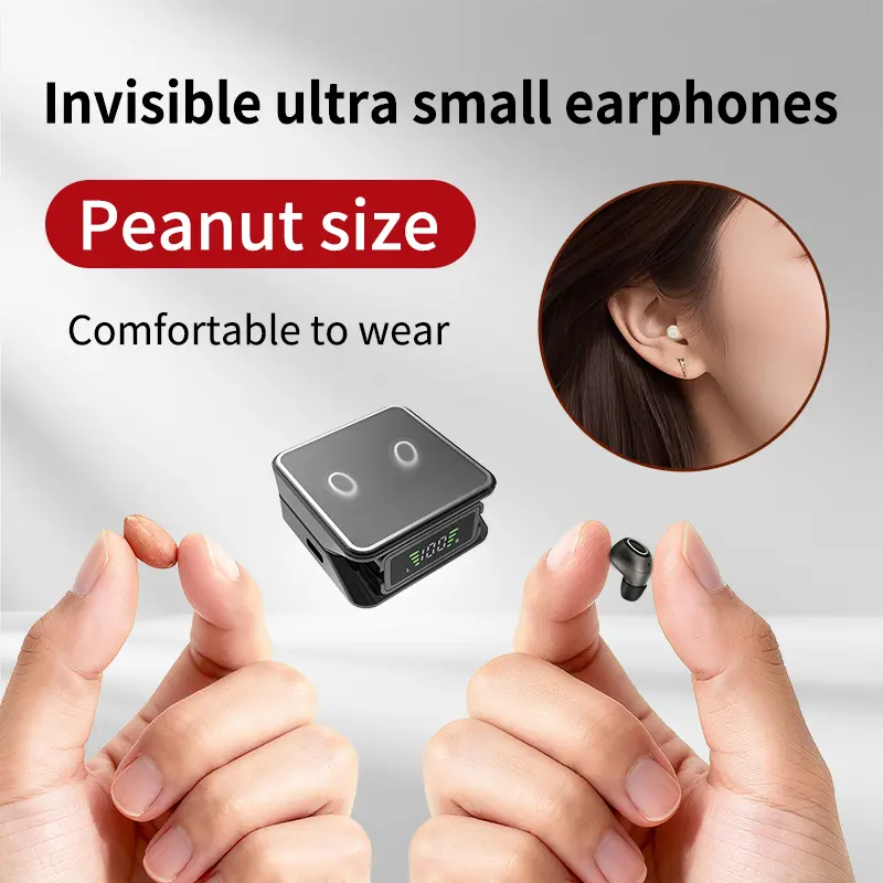 2026 Ultra mini Invisible earphones waterproof Bluetooth 5.4 True Wireless In-Ear Earphones sport Audio Earbud audifonos bluetooth wireless headphones noise cancelling headphones gamingheadset