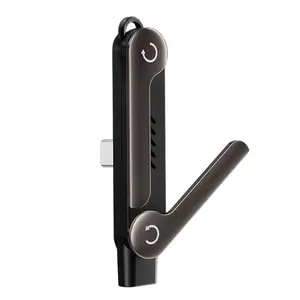 1/2/3pcs Phone Stand Charger Adapter, PD Type-C Interface, Supports 240w, Compatible with Mobile Charging Cables, 2-In-1 Connector, Cellphone
