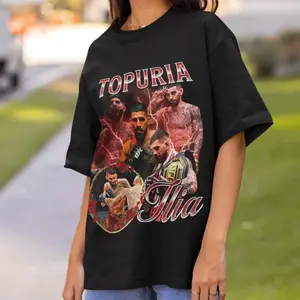 Ilia Topuria 90s UFC Shirt Graphic Style T-Shirt kickboxing tshirt Vintage Oversized Sport Tee Retro Boxer MMA Bootleg Gift MMA MZU
