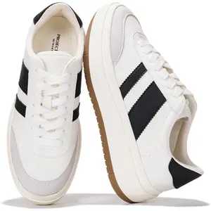 Platform Sneakers for Women - Lightweight Memory Foam Insole Womens Sneakers - Non-Slip Fashion Sneakers for Women Footwear - Women's Fashion Platform Shoes (Nita)