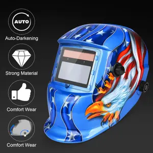 Auto Darkening Welding Helmet (Welding Mask) - Fixed Shade Hood with Blue Light Blocking for TIG, MIG and Grinding, Weldingmask Heavy Duty