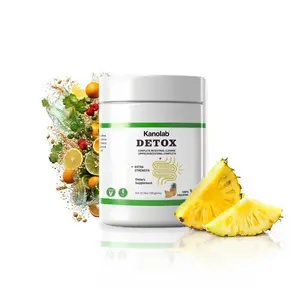 Kanolab Natura!FiberPowder Supreme Detox Supplement with Probiotics & Omega3 300g Dietary Fiber Vitamin Blend for Holistic Healthcare & Overall Wellness Fitness Bathroom