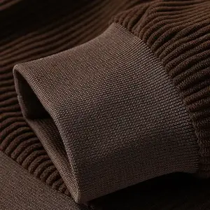 Men's Brown Jacket with Wool lining - Classic Style, Double-disered, Everyday Comfort Jacket