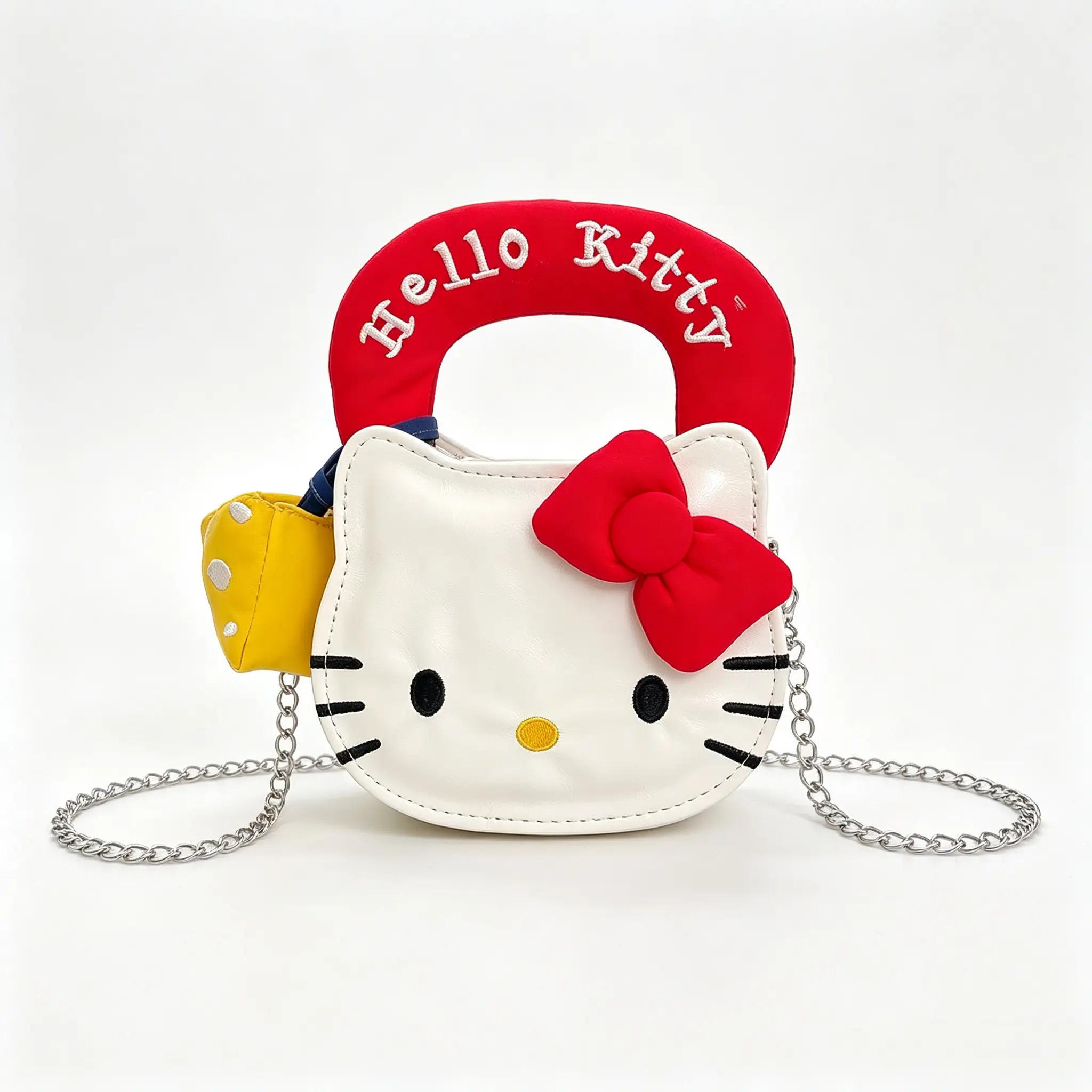 Hello Kitty Crossbody Shoulder Bag Sanrio Licensed Cute Kawaii Mini Hand Purse for Girls & Women