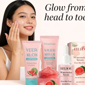 Watermelon Skincare Set 3-Piece (face Wash Lip Mask Serum), Moisturizing & Hydrating, Gentle Cleansing Formula, Perfect for Daily Use