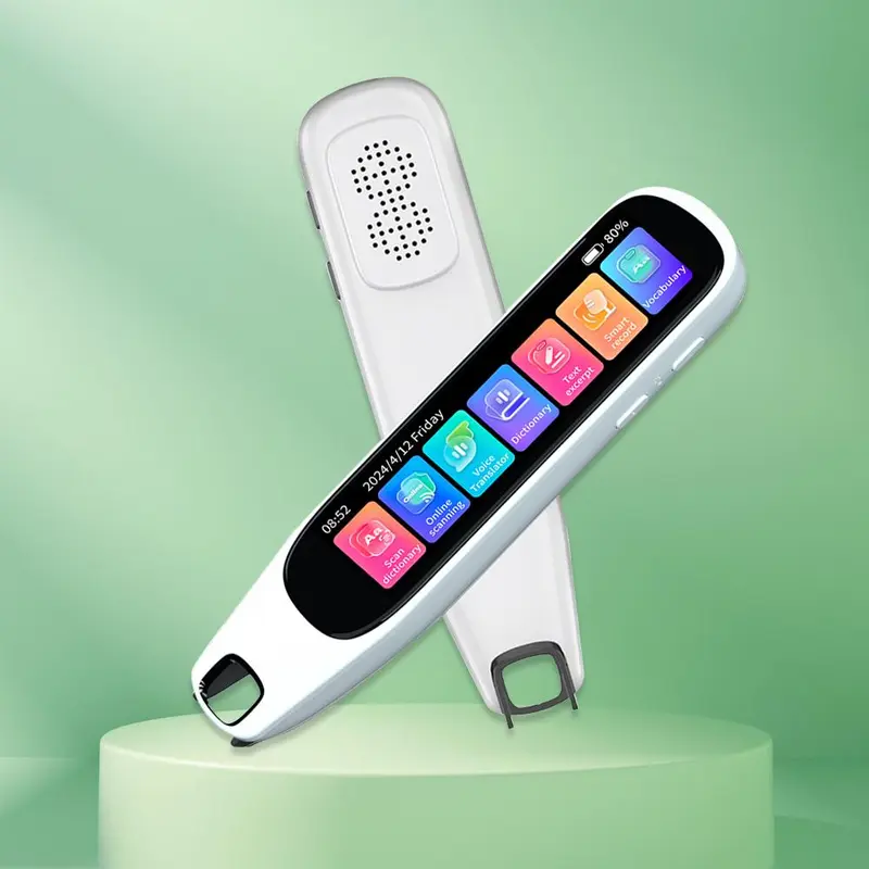 HD Touch Screen Artificial Intelligence Digital Dictionary, Digital Products, Can Be Scanned By Hand on Both Sides, Can Take Notes While Searching for Words, Two-way Intercom for 134 Languages