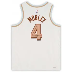 Framed Evan Mobley Cleveland Cavaliers Autographed White Nike 2022-2023 City Edition Swingman Jersey - Fanatics Authentic Certified