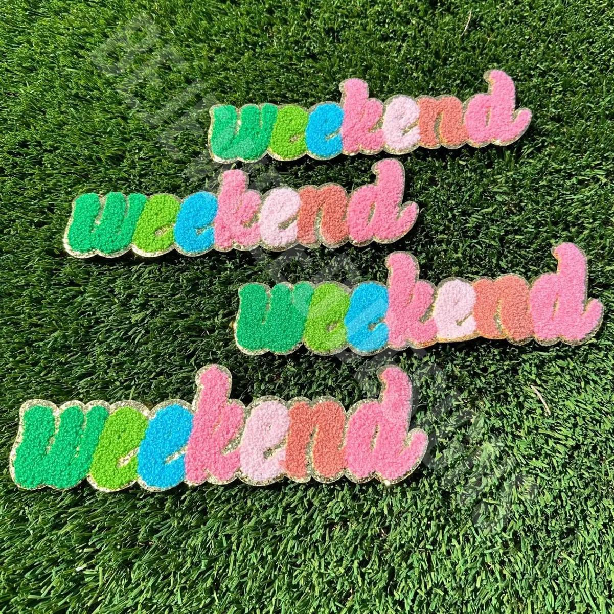 Weekend Chenille Patch