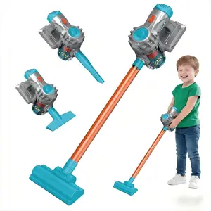 Children Vacuum Toy Set, 3-In-1 Toddler Dust Cleaner, Realistic Suction Power, Role Play Stem Education, Suitable for Boys Aged 4-12
