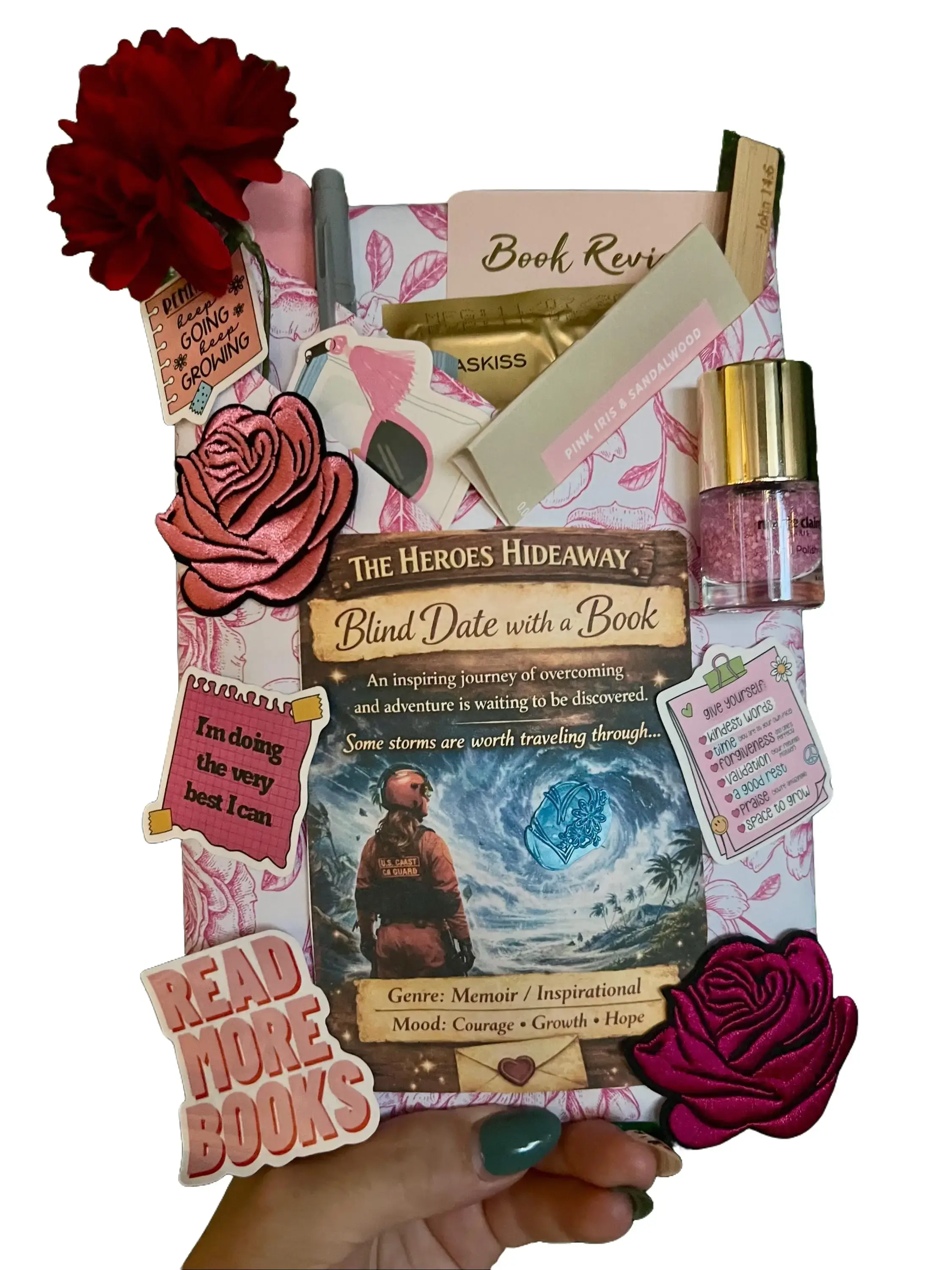 Author-Curated Blind Date wth a Book Autographed By Author Military Hero Ashlee Leppert