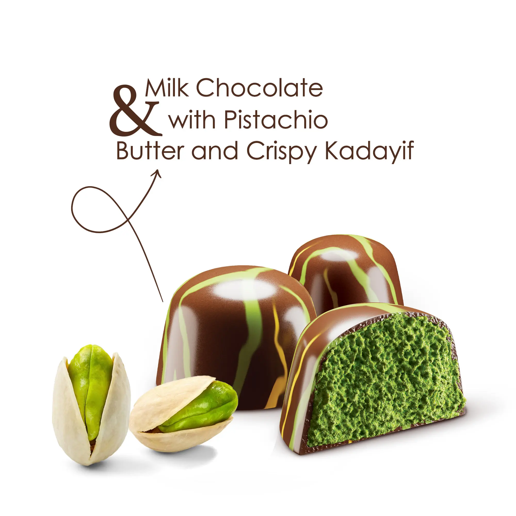 Holiday GIFT* Fiorella Dubai Chocolate Gift Box 288g – Pistachio