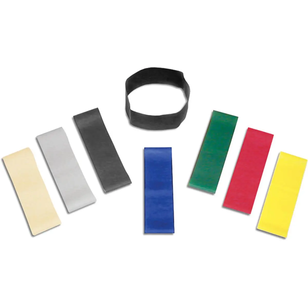 212 MAIN Pre-Made Loop Durable Stretching Band - Flat 30" Length, Gold, XXX-Heavy Duty, Lower Body Resistance Band Workout Equipment (Cando 10-5297), Fitness Training Band