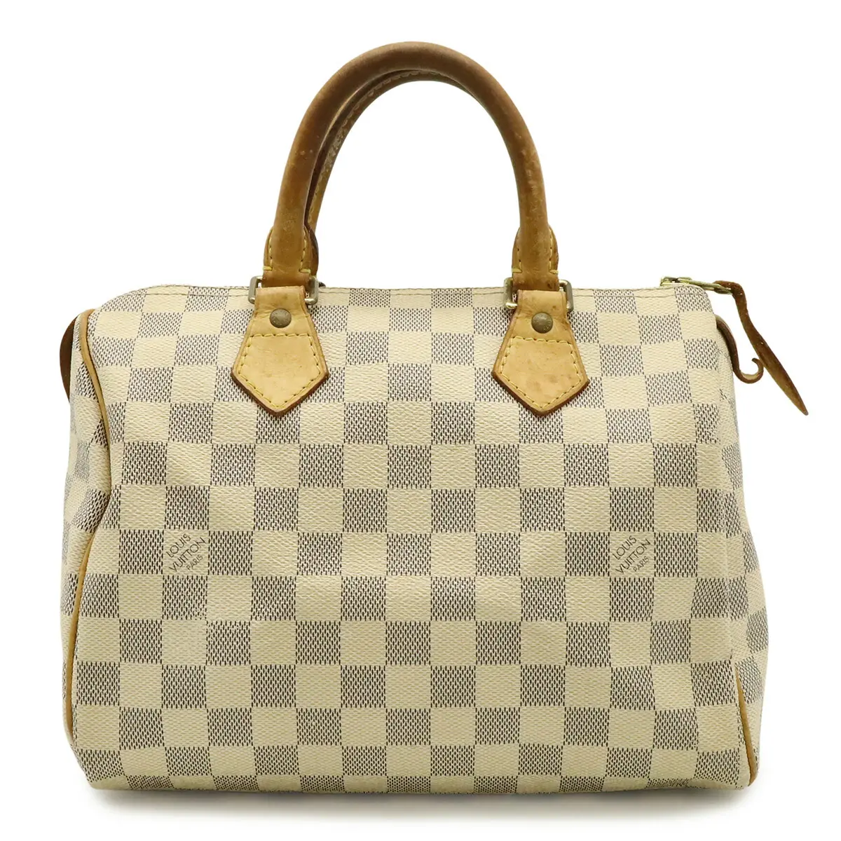 Pre-owned Louis Vuitton Canvas Shoulder Bags Speedy 25 Damier Azur Handbag