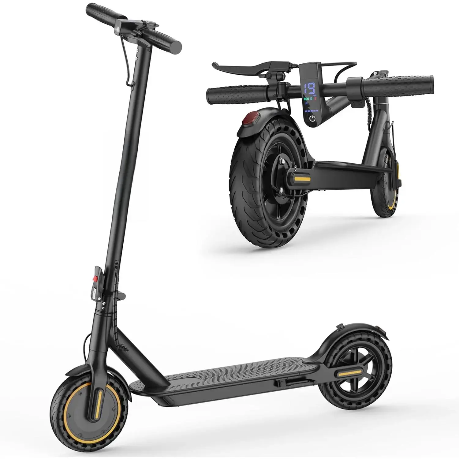 3‑Second Folding Adult Electric Scooter, 350W Power Motor, 36V 5.2Ah Lithium Battery, Dual Electronic‑Drum Brake, LED Light, IP65 Waterproof, 120KG Max Load E‑Scooter for Urban Commute