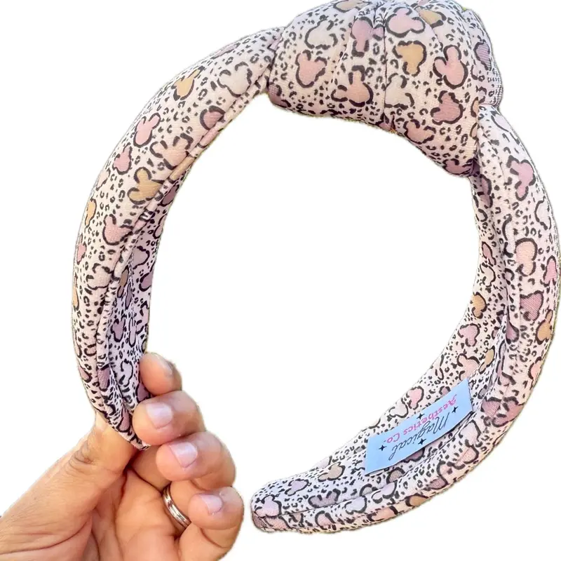 Wild Mouse Headband - Hidden Mouse Cheetah Print Design, Soft and Comfortable Fit, Ideal for Everyday Wear, Magical Park Accessory