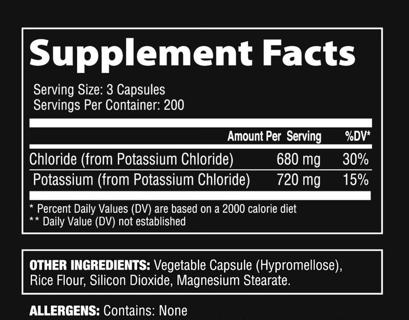 EKKO Potassium Capsules | Electrolyte Support | 3rd Party Tested