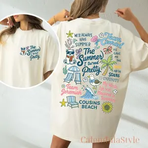 Summer I Turned Pretty, Team Conrad, Team Jeremiah, Cousins Beach (Both Sides), Conrad Fisher T-Shirt, TSITP Movie, Summer Beach Tee Y