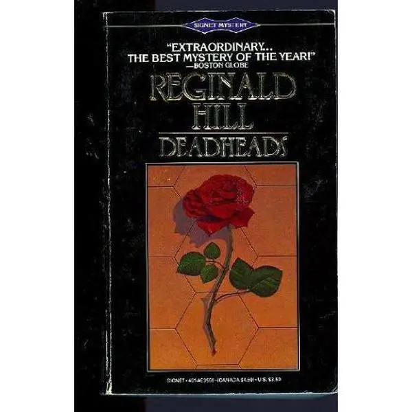 Used English Mystery Book - Deadheads by Reginald Hill, Signet Soft Cover, Gift for Mystery Lovers & Enthusiasts, Mystery Enthusiasts