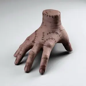 Halloween Thing Hand Addams Wednesday Cosplay Fake Hand Toy Scary Gifts