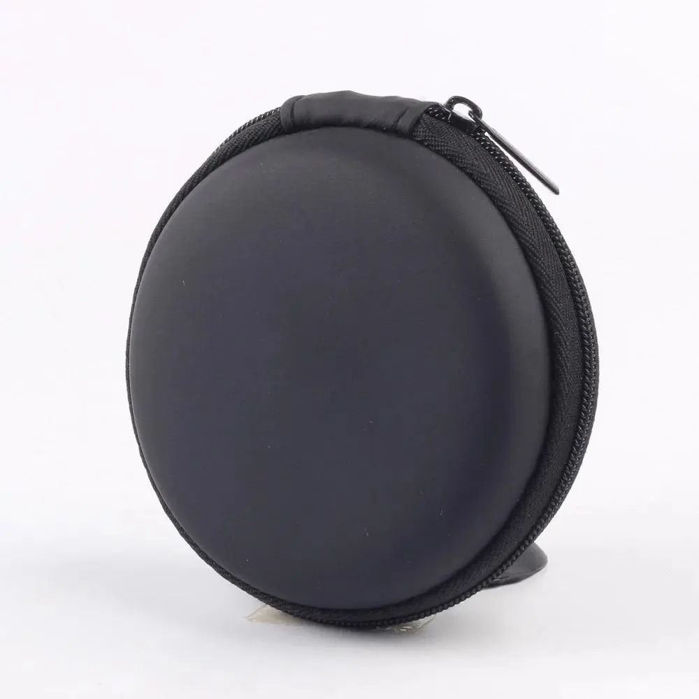 Original EVA Black Oval Cortical Wired Bag Earbuds Case Headphone Box Earphone Music Headset Carrying Bag Portability Package