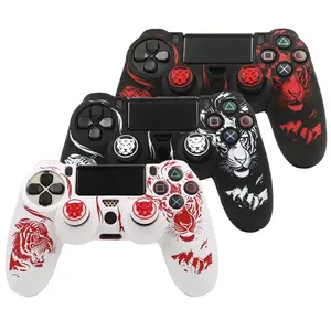 Silicone Protector For PS4 Gamepad Ultra-Soft Non-Slip Precise Holes Simple Installation Durable Cover for PS4 Controller Console Accessories