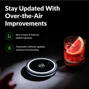Barsys Smart Coaster 2.0 Cocktail Machine - Automated Cocktail Maker for Home Bars with Interactive Lighting, No Guesswork & Effortless Drink Making. Coaster Only**