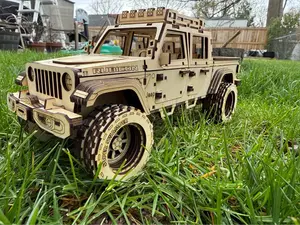 Jeep Gladiator Laser Engraved and Cut Model Kit