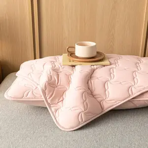 Waterproof Oil-Proof Saliva Pillowcase Protector Pad, Soft Breathable High Density Fabric, Long-Lasting Clean Bright, No Pillow Insert