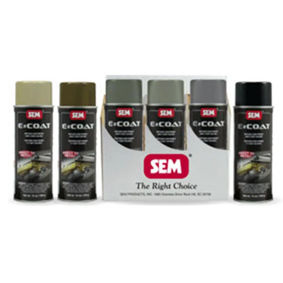 SEM Products 62209 Ez Coat Assortment, Automotive Paint Care Touch-Up Kit for Metal/Alum. Surfaces with Quick-Cure Formula