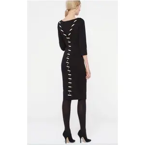 Isabel De Pedro, Black Pencil Dress