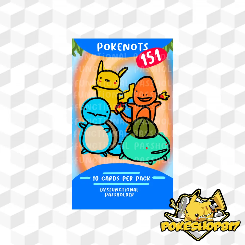 derpy pokemon cards pack Pokederp Set 3 Packs main image 1
